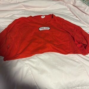 Women’s M New Garage Clothing race club cropped loose tee